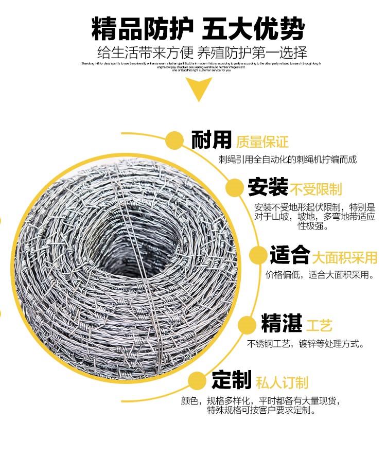 帶刺鐵絲網(wǎng) 帶刺鐵絲網(wǎng)