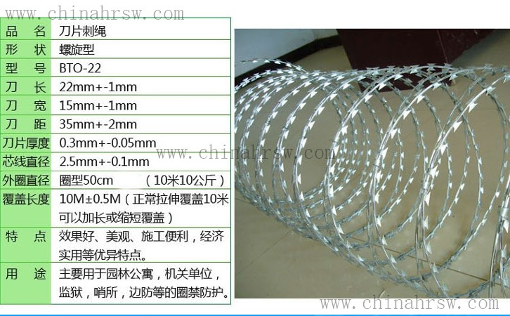 刀片刺繩 刀片刺繩